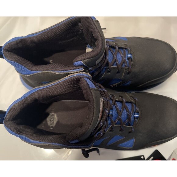 Merrell Safety‎ Toe Work Shoe Carbon Fiber Toe EH Oil Resistant Men’s Sz 7 Blue main image 15